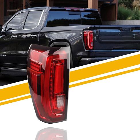 Dasbecan Right Passenger Side Tail Light Assembly Rear Lamp Halogen Type Compatible with 2019-2023 2024 GMC Sierra 1500/2500 HD/3500 HD Replace 84968737 in Saudi Arabia