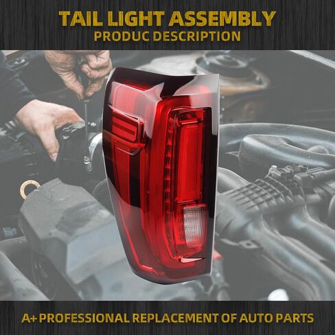 Dasbecan Right Passenger Side Tail Light Assembly Rear Lamp Halogen Type Compatible with 2019-2023 2024 GMC Sierra 1500/2500 HD/3500 HD Replace 84968737 in Saudi Arabia
