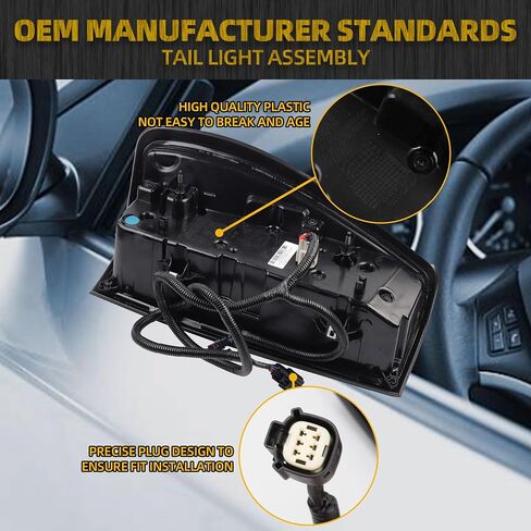 Dasbecan Right Passenger Side Tail Light Assembly Rear Lamp Halogen Type Compatible with 2019-2023 2024 GMC Sierra 1500/2500 HD/3500 HD Replace 84968737 in Saudi Arabia