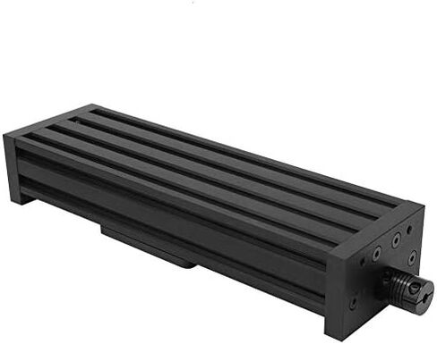 Linear Guide Slide Table 8mm Aluminum Alloy CNC Linear Guide Stage Actuator for 3D Printer Engraving Machine(300mm-Black),3D Printer Accessories in Saudi Arabia