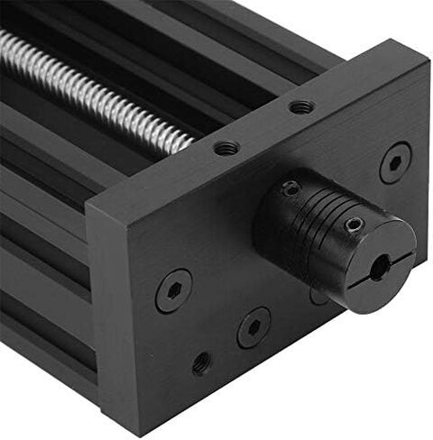 Linear Guide Slide Table 8mm Aluminum Alloy CNC Linear Guide Stage Actuator for 3D Printer Engraving Machine(300mm-Black),3D Printer Accessories in Saudi Arabia