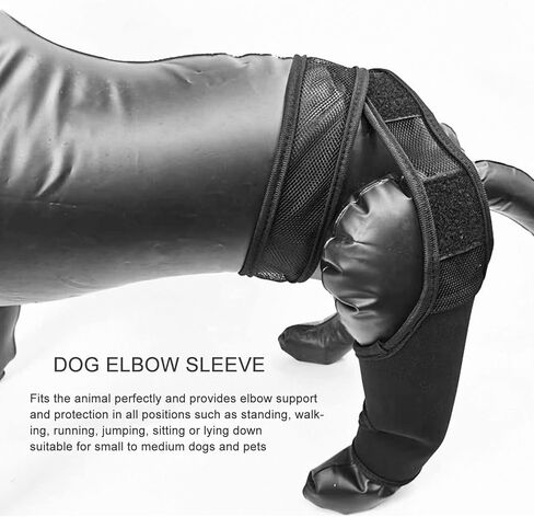 AYNEFY Dog Elbow Protector, Dog Elbow Brace Protector Pads Relieve Arthritis Reducing Pain Provides Support Dog Elbow Protector for Small Medium Dogs (S) in Saudi Arabia