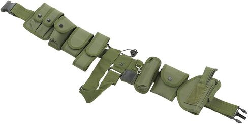 Hunting Belt, 10 Pockets Outdoor Waist Belt Detachable for Children Toy in Kuwait