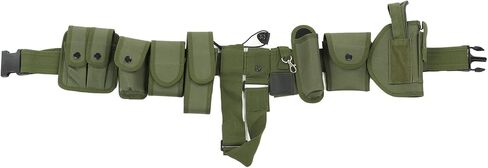 Hunting Belt, 10 Pockets Outdoor Waist Belt Detachable for Children Toy in Kuwait