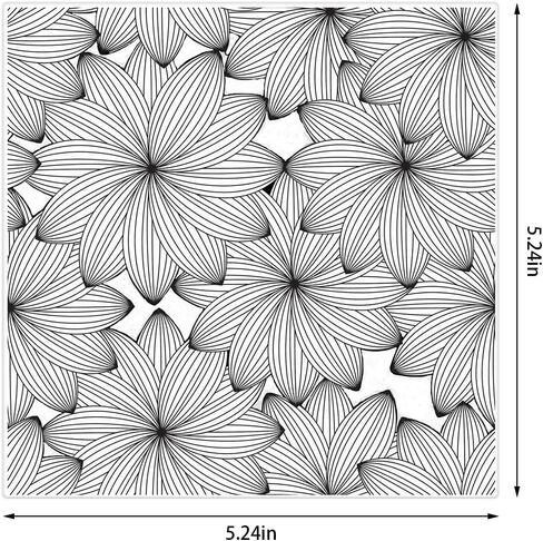 Flower Background Clear Stamps for Card Making, Spring Flower Stamps Blossom Leaves Clear Rubber Stamps for Holiday Card Making Decoration DIY Scrapbooking Transparent Album Decor Paper Craft in Saudi Arabia