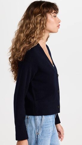 Vince Women's 3 Button Boxy Cardigan in Saudi Arabia