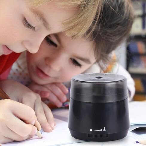 Automatic Electric Pencil Sharpener, USB & Battery Operated, Adjustable Sharpening for Colored Pencils(6-8mm), for School/Classroom/Student (Green) in Saudi Arabia