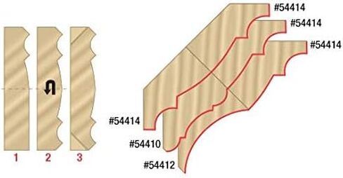 أداة أمانا - 54410 موسع قولبة التاج ذو الرأس العكسي من الكربيد 7/16 نصف قطر × 1-1/4 دي in Saudi Arabia