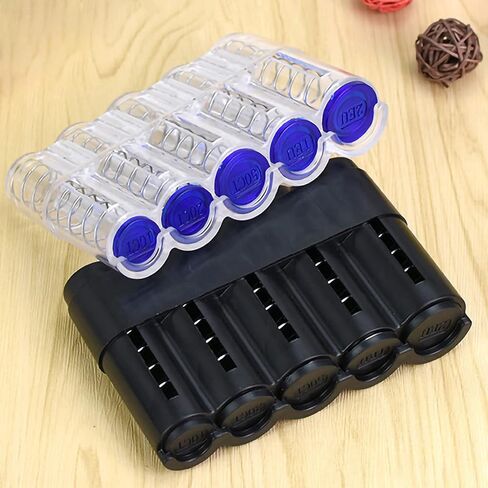 Coin Organizer Money Boxes Coin Holder Capsules Coin Changer Dispenser Multi Layer Stackable Large Capacity Coin Storage Tubes Coin Box for Office Bank(black), coin organizer coin holder capsules in Kuwait