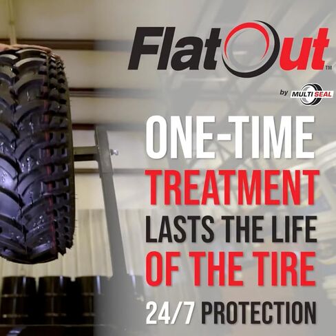 FlatOut Off Road Tire Sealant, Sportsman Formula, Prevents Flat Tires, Fix a Flat Tire, Seals Leaks, Contains Kevlar, 32 Ounce Bag, 2-Pack in Saudi Arabia