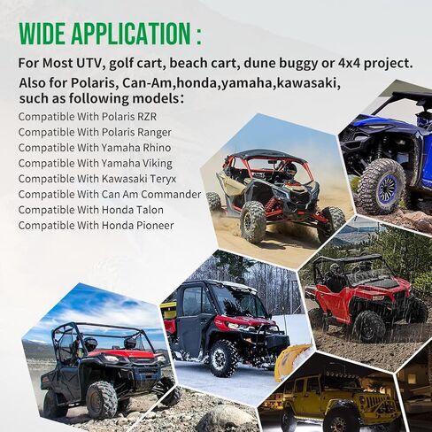 مجموعة إشارة الانعطاف العالمية ATV UTV، مع مجموعة ضوء إشارة الانعطاف في الشارع، مفتاح الروك USB، خط الصمامات للتتابع المتعري USB لدراجة SXS الترابية Polaris RZR Can-Am Kawasaki Golf Cart Dune Buggy in Saudi Arabia