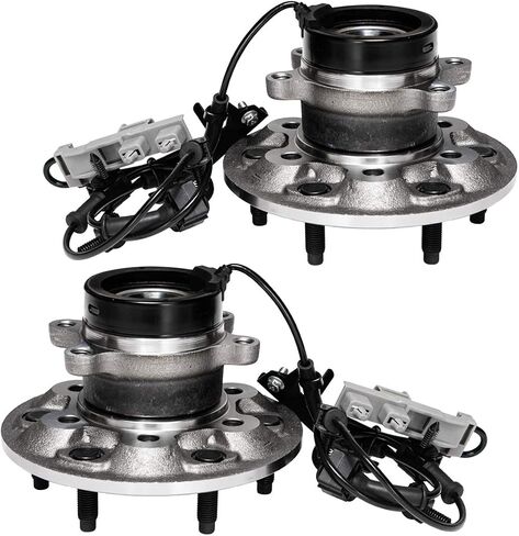 Left Right Front Wheel Hub and Bearing Assembly Compatible With 2004 05 06 07 2008 Chevrolet Colorado GMC Canyon (RWD Models,Z71 Suspension Only) AUQDD 2PCS 515108 515109 (Pair) [6 Lug W/ABS] in Saudi Arabia