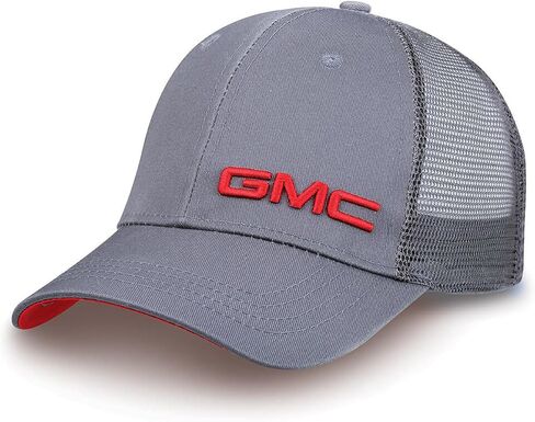قبعة GMC Core - قبعة Snapback مع شعار ثلاثي الأبعاد مطرز باللون الرمادي in Saudi Arabia