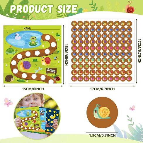 140PCS Incentive Reward Charts Sticker for Kids Behavior, Potty Training Chore Chart for Toddlers Boys, Girls Classroom Teaching or Home Using(4 Designs-Snails Pirate Dinosaurs Owls) in Saudi Arabia