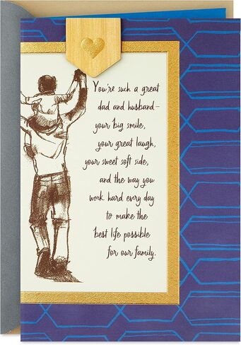 Hallmark Fathers Day Card for Husband (Happily Ever After) (599FFW2137) in Saudi Arabia