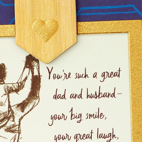 Hallmark Fathers Day Card for Husband (Happily Ever After) (599FFW2137) in Saudi Arabia