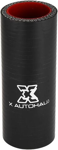 X AUTOHAUX 30 مم 1.18 بوصة ID مستقيم سيليكون المخفض خرطوم سيليكون خرطوم مقرنة المبرد أنبوب أسود أحمر لسيارة المبرد مدخل الأنابيب in Saudi Arabia