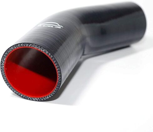 LTI Universal 4-Ply عززت عالية الأداء القطر الداخلي 2.25 "45 درجة الكوع سيليكون خرطوم مقرنة 57 مم (2.25" أسود) in Saudi Arabia