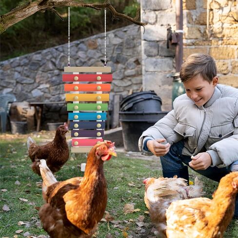 Chicken Toys for Coop-Chicken Accessories for Coops Chicken Swings for Coops Chicken Enrichment Toys Chicken Playground Toys for Chickens in a Coop Chicken Bridge Hens Toys Chicken Xylophone in Saudi Arabia