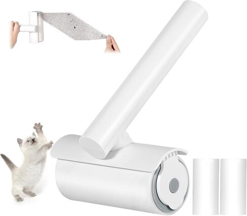 Pet Extra Sticky Lint Roller,Mega Value Set 180 Sheets Refills for Pet Hair Removal with Detachable Handle, Reusable Pet Hair roller for Sofa Clothes Bed Furniture Carpet for Dog & Cat Hair in Saudi Arabia