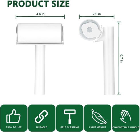 Pet Extra Sticky Lint Roller,Mega Value Set 180 Sheets Refills for Pet Hair Removal with Detachable Handle, Reusable Pet Hair roller for Sofa Clothes Bed Furniture Carpet for Dog & Cat Hair in Saudi Arabia