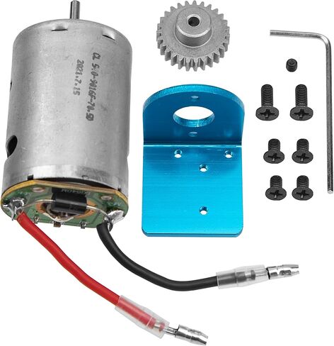 ShareGoo 3650 Brushed Motor &Motor Mount Holder w/ 27T Motor Gear Compatible with 1/18 Wltoys A959 A969 A979 K929 RC Car in Saudi Arabia