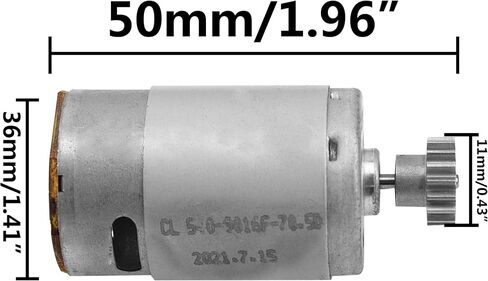ShareGoo 3650 Brushed Motor &Motor Mount Holder w/ 27T Motor Gear Compatible with 1/18 Wltoys A959 A969 A979 K929 RC Car in Saudi Arabia