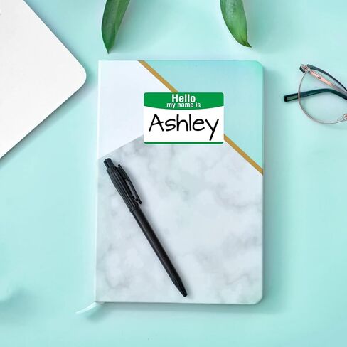 200pc 4 Colors Name Tags Labels Stickers, 3.5"x2.25" Colored Blank Name Stickers Category Labels for Office, School, Meeting, Kindergarten, Teachers, Parties, Warehouses, Clothes and Mailing in Saudi Arabia