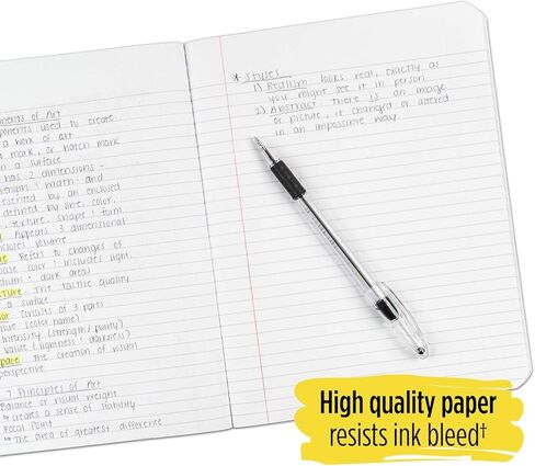 Five Star Composition Book, Notebook, College Ruled Paper, 100 Sheets, 9-1/2" x 7-1/2", Comp Book, Lime (72861) in Saudi Arabia