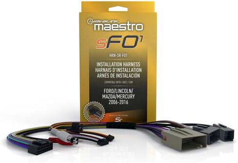 سرج Idatalink Maestro HRN-SR-FO1 T لمركبات مختارة من Ford وLincoln وMazda وMercury 2006-16، استبدل راديو المصنع مع الاحتفاظ بأدوات التحكم في عجلة القيادة واستخدام أمبير (يتطلب وحدة ADS-MSR) in Saudi Arabia