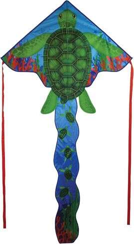 In the Breeze Sea Life Fly-Hi Kite, Single Line Kite, Ripstop Fabric, Line and Bag Included in Saudi Arabia