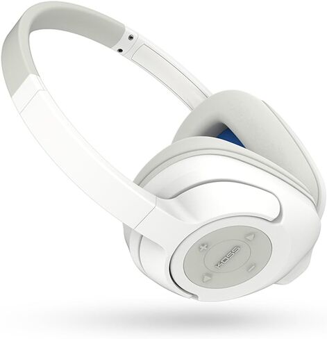 Koss BT539iW سماعات رأس بلوتوث لاسلكية فوق الاذن، ميكروفون مدمج، ميكروفون مدمج وعناصر تحكم باللمس، سلك قابل للفصل، أبيض in Saudi Arabia