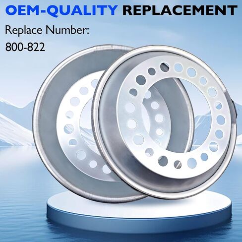 800-822 Wheel Balancers - 2PCS Centramatic Aluminum Wheel Balancers Fitting for 22.5-24.5" Wheels - Steer Wheel Automatic Balancers for Heavy Duty Trucks in Saudi Arabia
