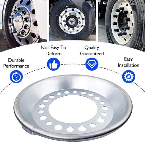 800-822 Wheel Balancers - 2PCS Centramatic Aluminum Wheel Balancers Fitting for 22.5-24.5" Wheels - Steer Wheel Automatic Balancers for Heavy Duty Trucks in Saudi Arabia