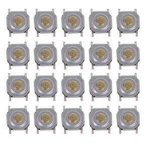 ViaGasaFamido 200Pcs Tactile Push Button Switch, SMD 4 x 4 x 1.5 Micro Momentary Tact Assortment Kit, Brass Waterproof Light Touching Patch, Tact Button Switches Assortment Kit