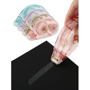 4 عبوات من بكرة الشريط مزدوجة الجوانب، شريط سجل القصاصات، لوازم سجل القصاصات، شريط لاصق لاصق لمشاريع الفنون اليدوية in Kuwait