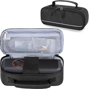 Padded Soft Case Compatible with Fanttik X8 APEX, Hafuloky, Woowind, Prilotte, Airmoto Tire Inflator, Air Pump Bag for Tire Inflator Portable Air Compressor, Tire Inflator Bag 8.5“x 3.3"x3.2"