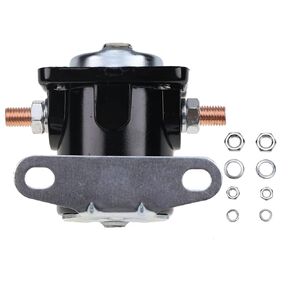 Solarhome 12V 100A 4-Terminal Starter Solenoid Replacement for F-150 1975-1985 SW904 SAZ4201EW D42F-11001-AB 4 Terminal SAE Threads 984628 988012 1972255 4921 SAZ-4201EW