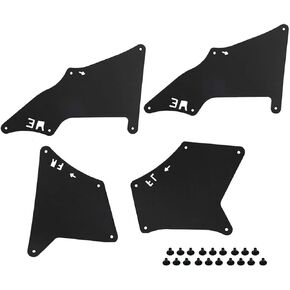 Splash Guard Fender Liner Shields with Clips Mud Flaps for 2003-2020 4 Runner, FJ Cruiser, Land Cruiser Prado Mudflap Mudguards