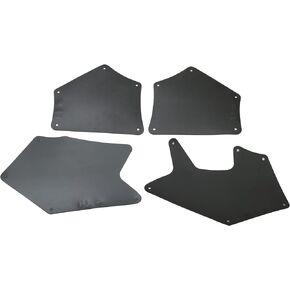 ACROPIX Front Rear Splash Guard Mud Guards Mudflaps Fender Liner Shield Protection Set Fit for Toyota Sequoia with Clips Retainer - Pack of 4 Black