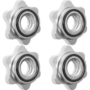 A2ZCARE Standard Barbells Spin Lock الياقات الدمبل - برغي طوق قفل دوار - غطاء صامولة سداسية 25 مم لتمارين رفع الأثقال واللياقة البدنية in Kuwait