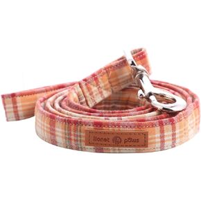 Lionet Paws Dog Leash Durable Handmade Grid Dog Leash Dog Walking Leash with Soft Handle for Cats and Small Medium Large Dogs