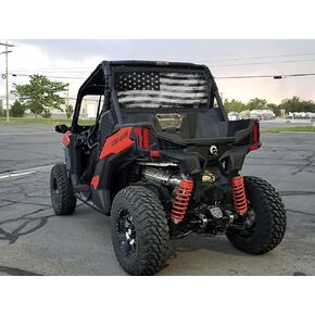 Tactical Rear Dust Screen for All Years CanAm Maverick Sport/Trail & 2021+ CanAm Commander (DS-MAV-TACT)