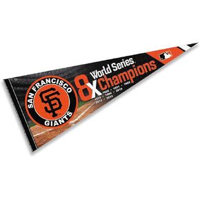 Giants 8 Time Champions Pennant Flag