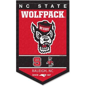 College Flags & Banners Co. North Carolina State Wolfpack Heritage History Banner Pennant