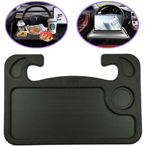 مكتب غداء السيارة المحمول، صينية مقعد عجلة قيادة السيارة مع حامل أكواب، طاولة مقعد السيارة للكتابة والعمل والشرب وتناول الطعام in Kuwait