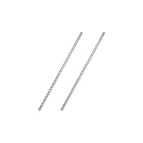 uxcell 2.5mm x 100mm 304 Stainless Steel Solid Round Rod for DIY Craft - 2pcs