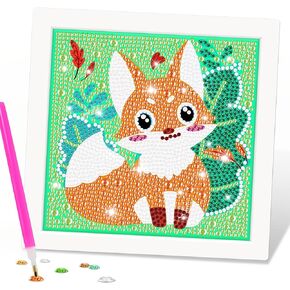 Mlife Diamond Art Painting Kits for Kids with Frame Art and Crafts for Kids, Diamond Art Kits for Kids Ages 4-8-12, Cartoon Art Kit for Kids,Adult Beginner,DIY,Gift,Home Decoration(Spiderman)