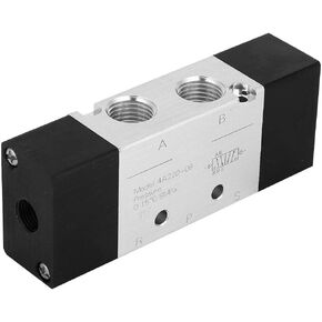 5 Way 2 Postion Air Valve Pneumatic Solenoid Valve 4A220-08 Pneumatic Air Valve Inlet Outlet