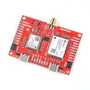 SparkFun GNSS Combo Breakout - ZED-F9P, NEO-D9S (Qwiic) Concurrent Reception with L-Band, Satellite Data Receiver, Qwiic Connectors, Breakout Board Dimensions: 1.70" x 2.50" (43.2mm x 63.5mm)